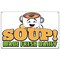 Signmission Soup Banner Concession Stand Food Truck Single Sided B-Soup19 - alternate 1